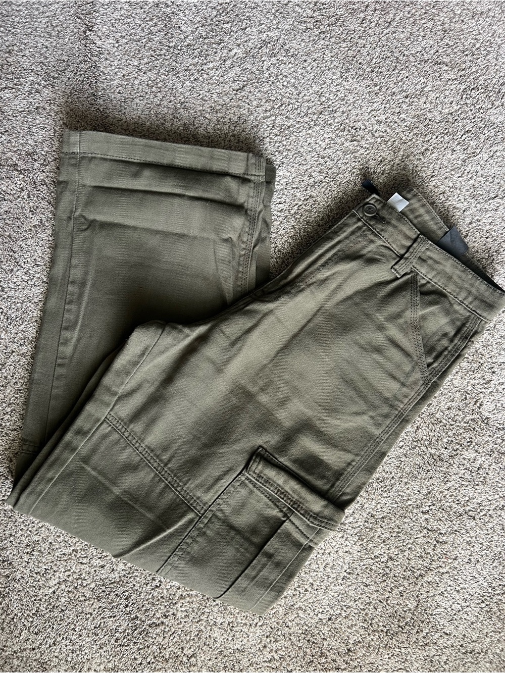 Olive Green Cargo Pants
